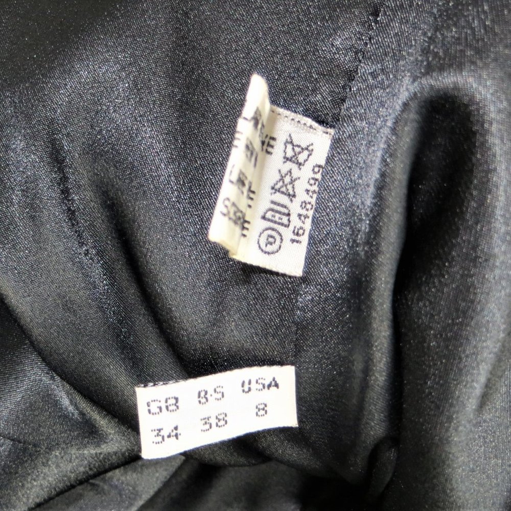 Versace / Complice Ribbon Accented Black Jacket - Picture 5 of 5